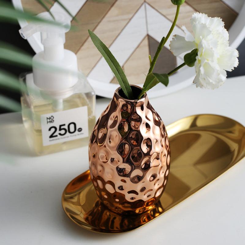 Home TV Entrance Ceramic Electroplating Vase Decoration Ornament - Pacisia