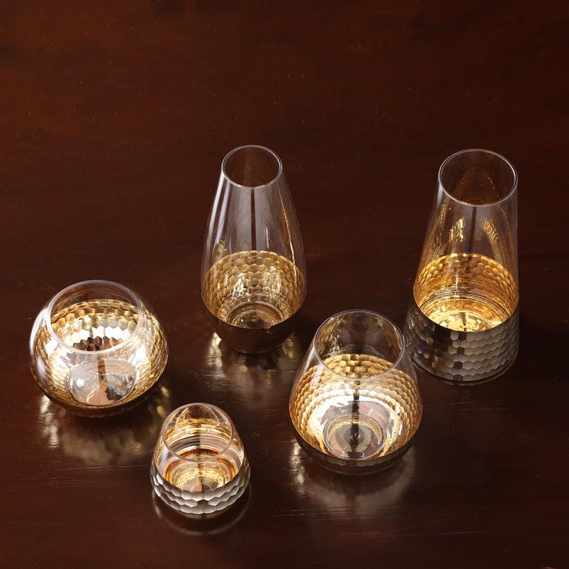 Honeycomb Glass Vase Transparent - Pacisia