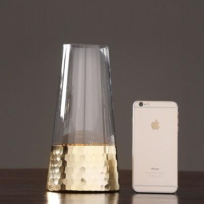 Honeycomb Glass Vase Transparent - Pacisia