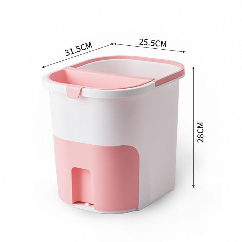 Household Dry And Wet Separation Kitchen Drain Trash Bin Kitchen Waste Trash Storage Bin - Pacisia