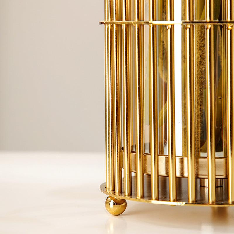 Household European Style Simple Metal Glass Vase - Pacisia