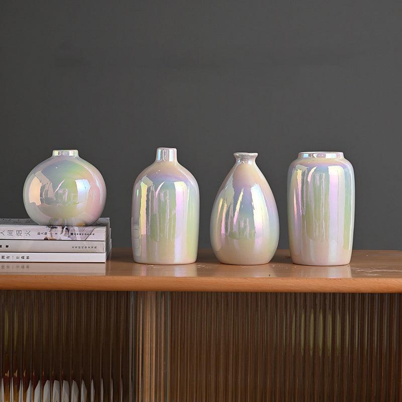 Household Fashion Pearl Phantom Ceramic Vase - Pacisia