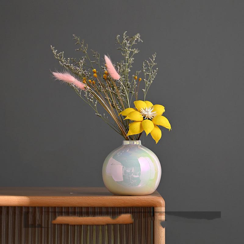 Household Fashion Pearl Phantom Ceramic Vase - Pacisia