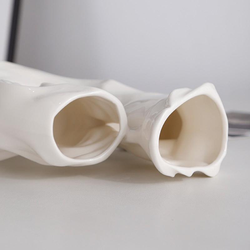 Household Figures Vase Ceramic Crafts Ornaments - Pacisia