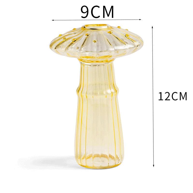 Household Glass Mushroom Vase Aromatherapy Bottle - Pacisia