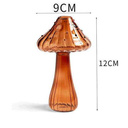 Household Glass Mushroom Vase Aromatherapy Bottle - Pacisia