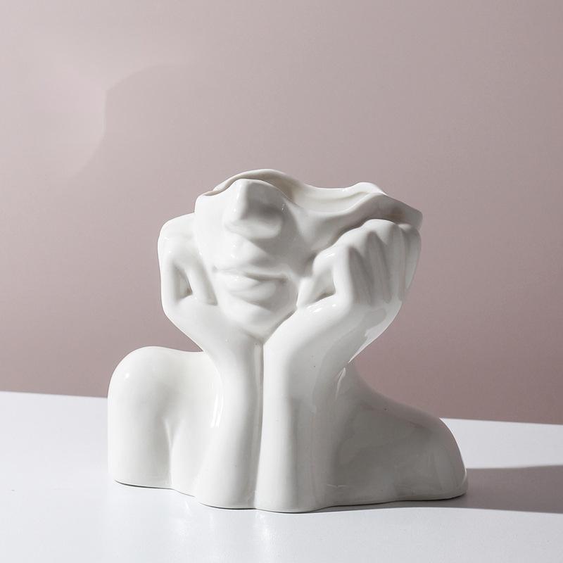 Human Body Shape Ceramic Vase - Pacisia