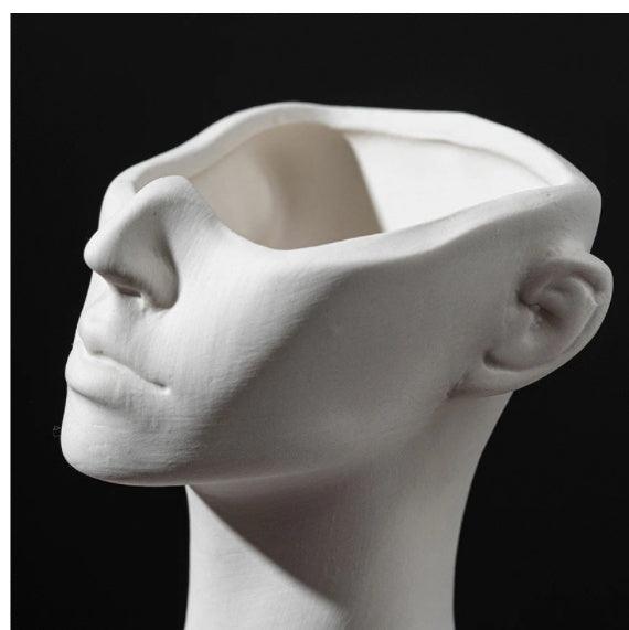 Human Face Ceramic Vase Floral Ornaments Home Decorations - Pacisia