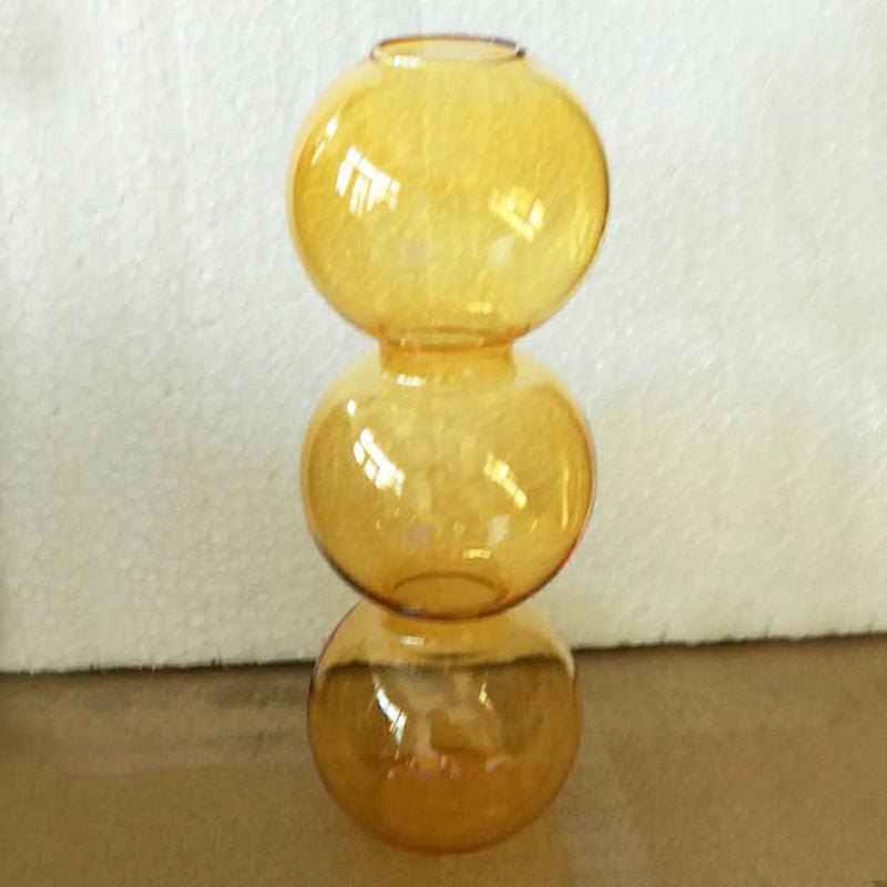 Hydroponic Spherical Bubble Glass Vase Home Decoration - Pacisia