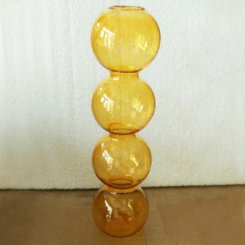 Hydroponic Spherical Bubble Glass Vase Home Decoration - Pacisia