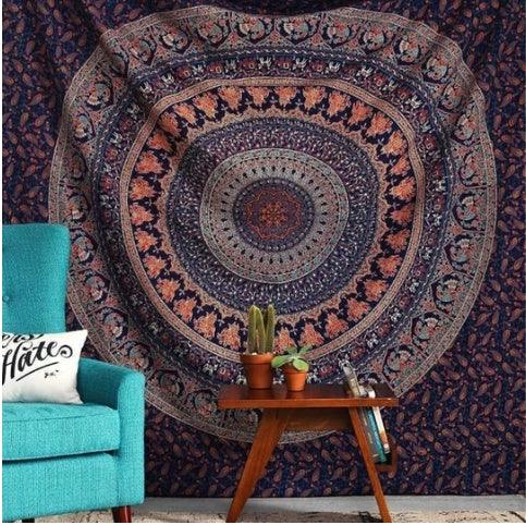 Indian Mandala hanging tapestry tapestry - Pacisia