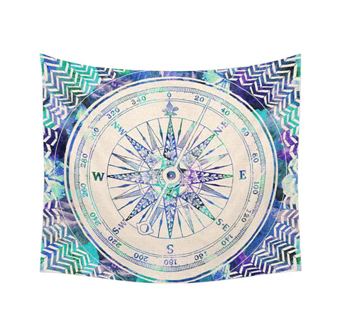 Indian Mandala Tapestry Green Blue Flower Beautiful Wall Art Tapestry 210x150cm Bedspread Beach Towel Yoga Blanket Table Cloth - Pacisia