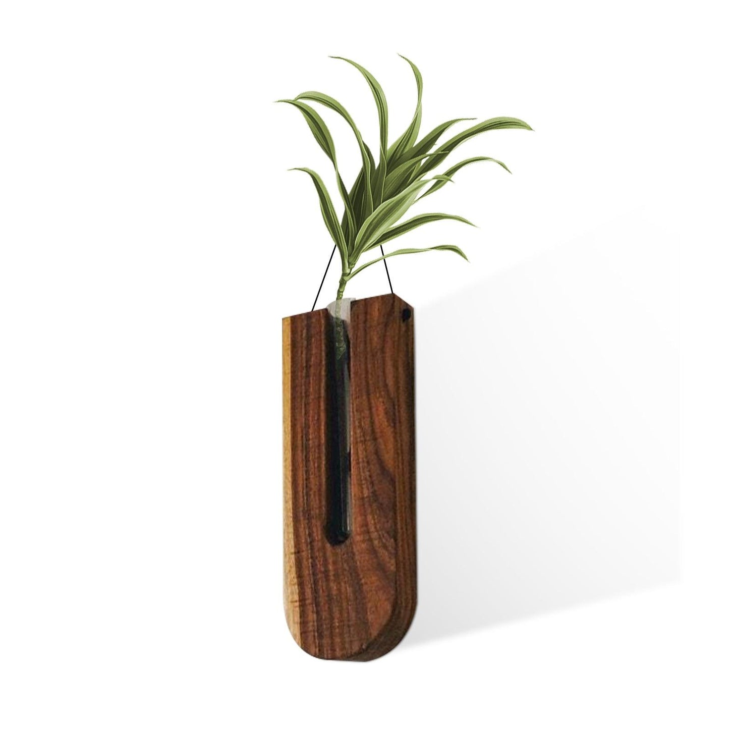 Indoor Wall Hanging Planter Wooden Vase - Pacisia