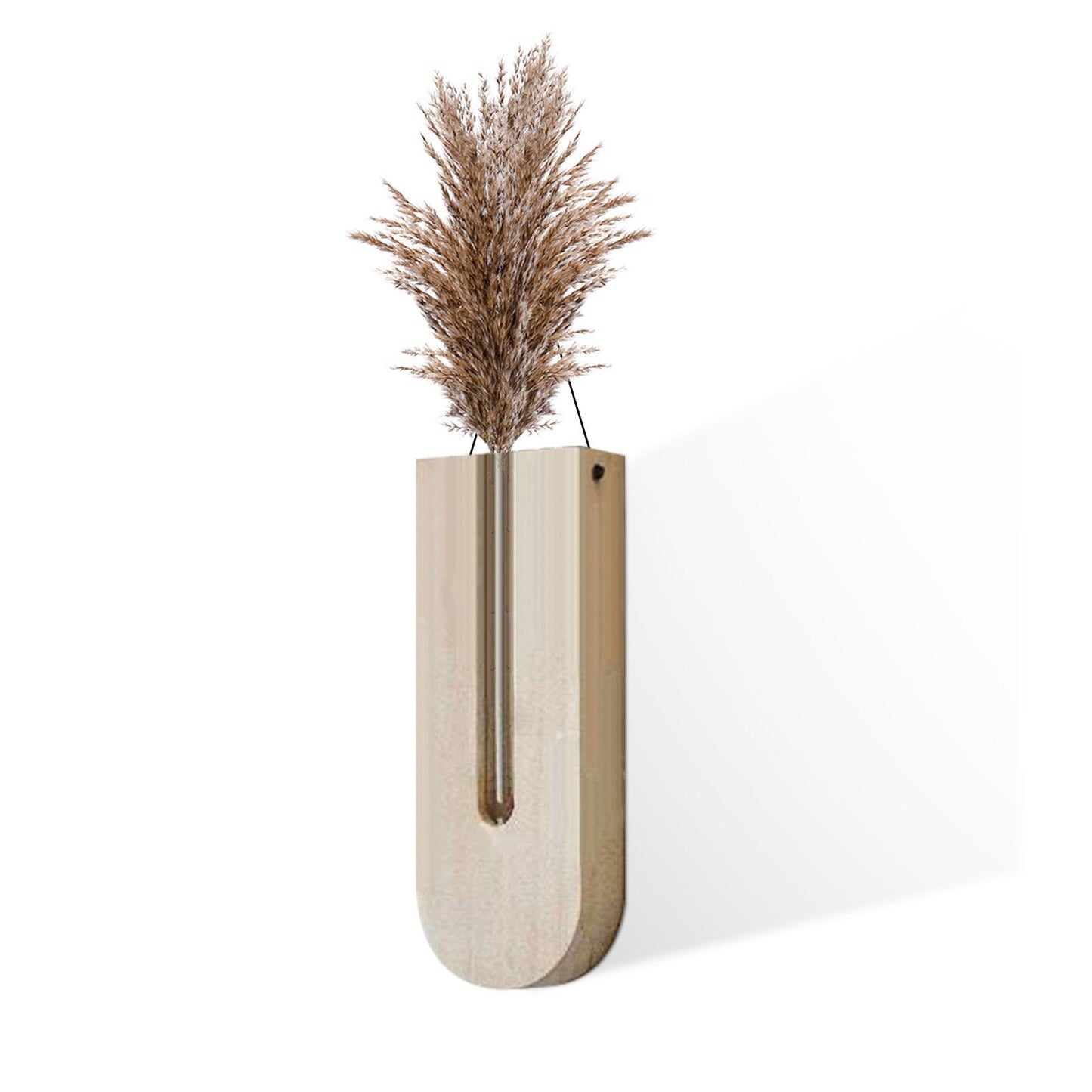 Indoor Wall Hanging Planter Wooden Vase - Pacisia