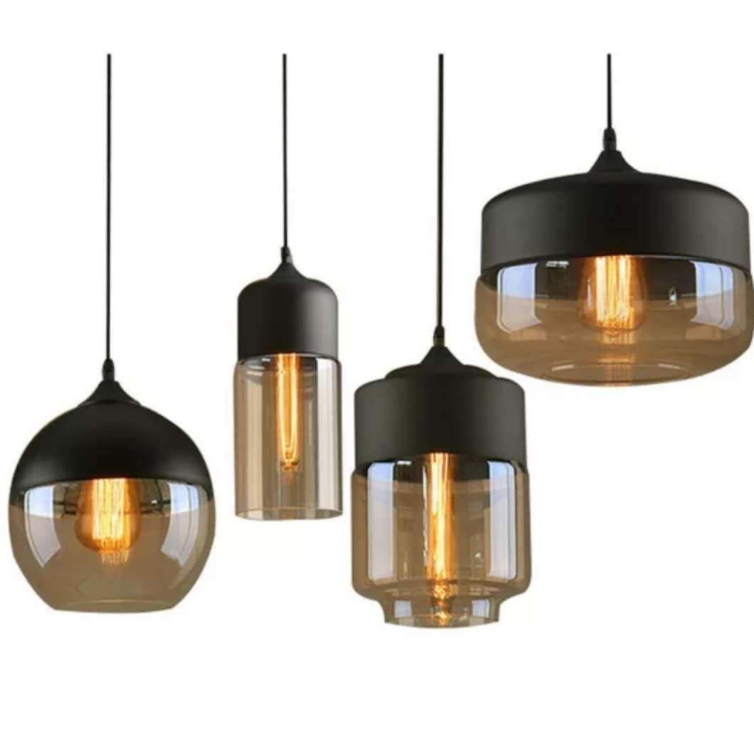 Industrial glass chandelier - Pacisia