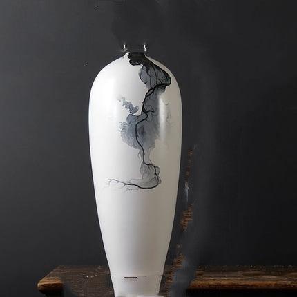 Ink Creative Ceramics New Chinese Style Vase Simple And Individual Home Decoration Ornaments - Pacisia