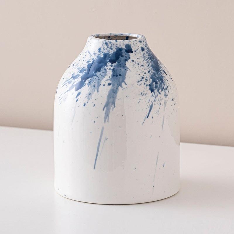 Ink Splashing Ceramic Vase Living Room Decoration Ornaments - Pacisia