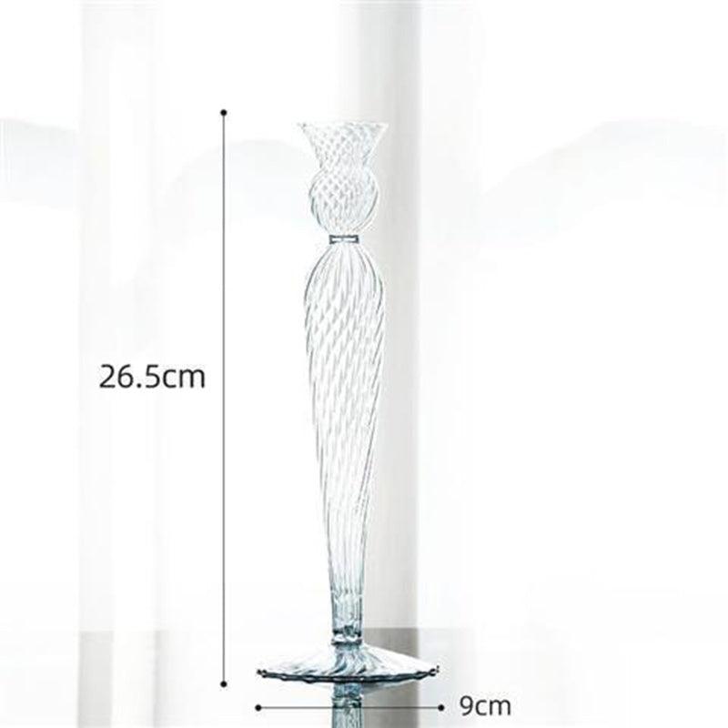 Ins Home Decoration Glass Candle Holder Vase Props - Pacisia