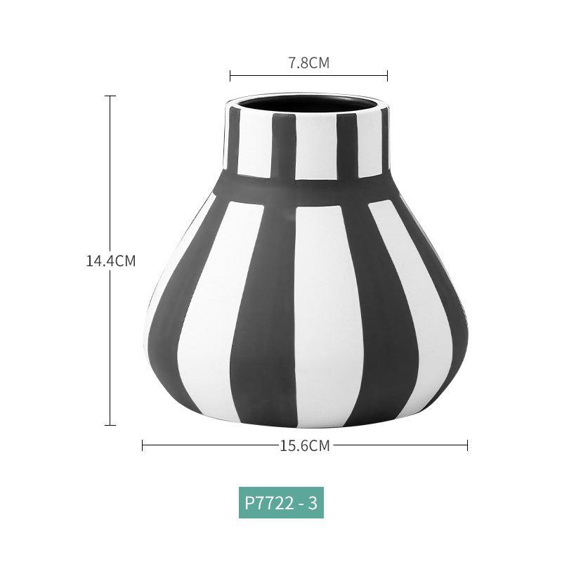 Ins Nordic Ceramic Vase Creative Hotel Decoration - Pacisia