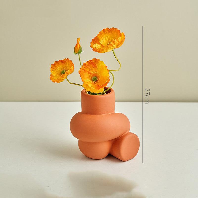 Ins Style Abstract Art Vase Ornaments Modern Simplicity - Pacisia