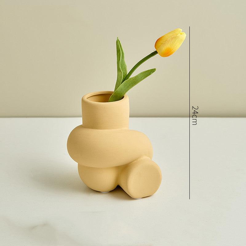 Ins Style Abstract Art Vase Ornaments Modern Simplicity - Pacisia