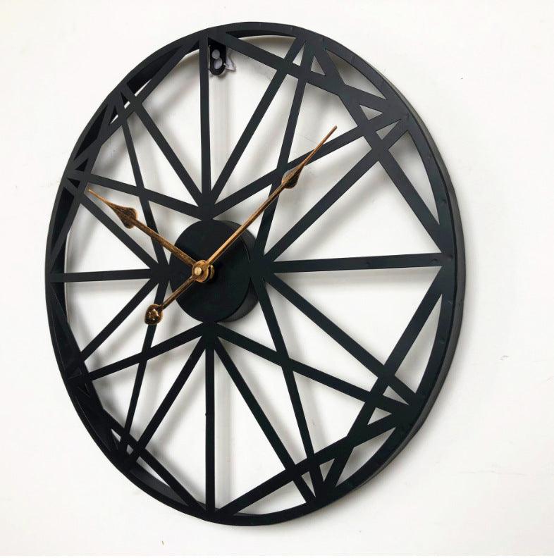 Iron wall clock living room silent wall clock - Pacisia