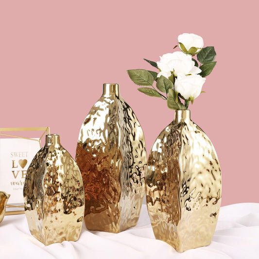 Irregular Creative Ceramic Vase Home Flower Arrangement Ornaments - Pacisia