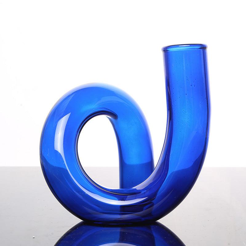 Irregular Creative Strange Shape Glass Vase Living Room Art Decoration - Pacisia