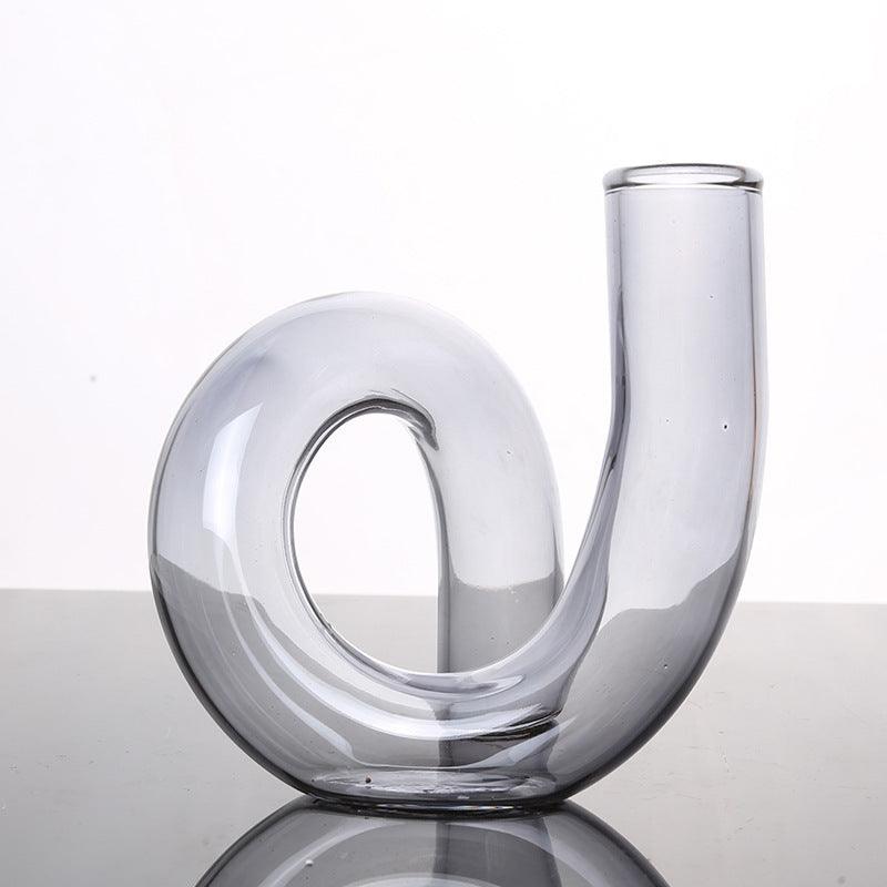 Irregular Creative Strange Shape Glass Vase Living Room Art Decoration - Pacisia