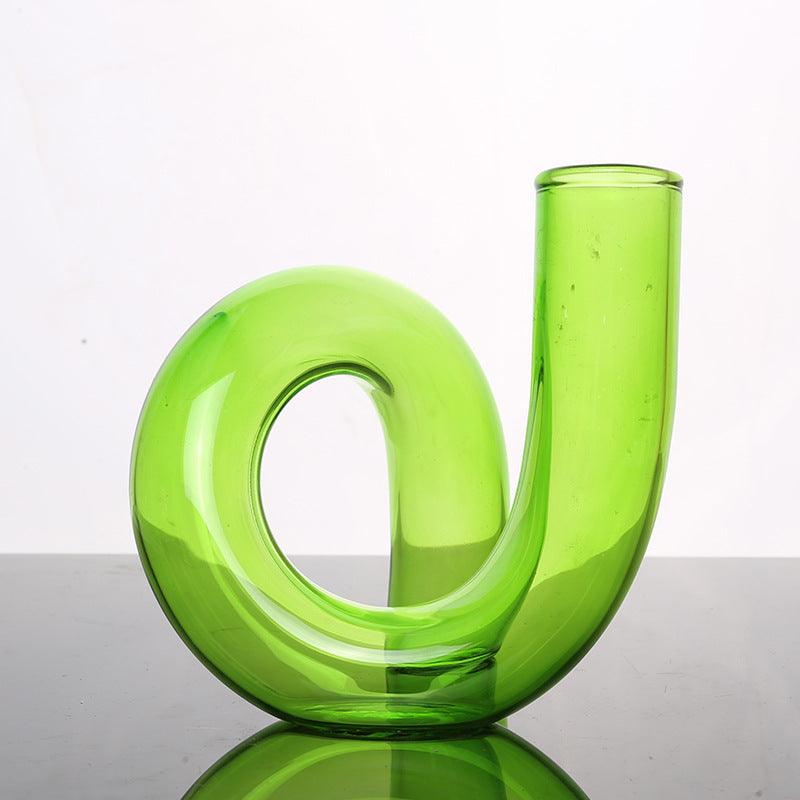 Irregular Creative Strange Shape Glass Vase Living Room Art Decoration - Pacisia