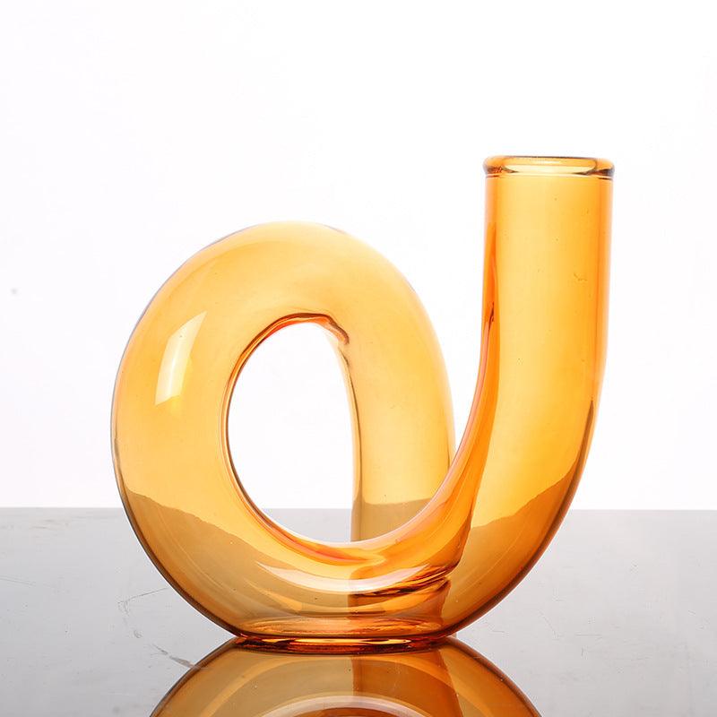 Irregular Creative Strange Shape Glass Vase Living Room Art Decoration - Pacisia