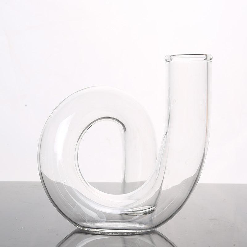 Irregular Creative Strange Shape Glass Vase Living Room Art Decoration - Pacisia