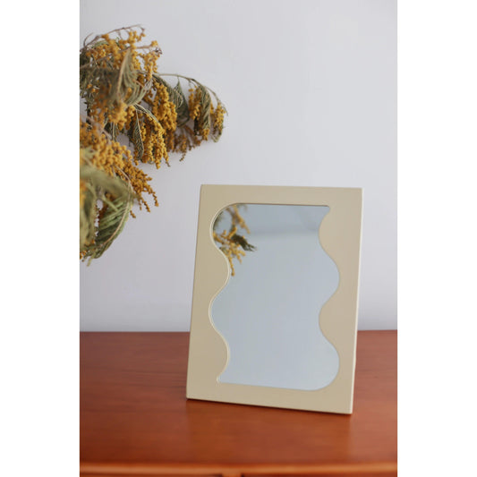Irregular Shape Decorative Vintage Makeup Mirror Nordic Table Bathroom Mirrors for Bedroom Aesthetic Espelho De Mesa Home Decor - Pacisia