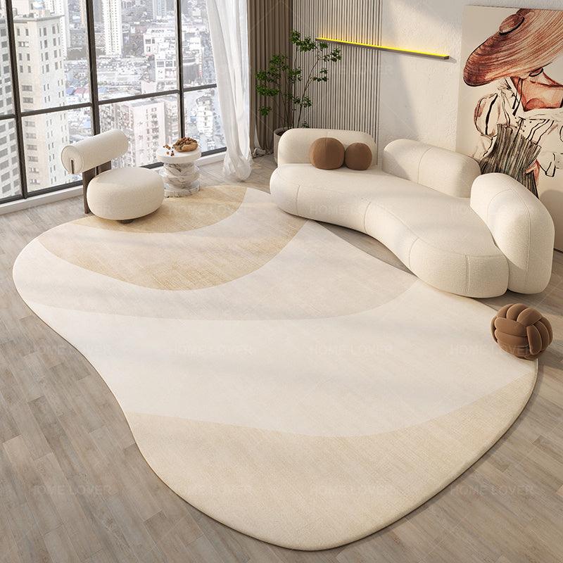 Irregular Shaped Simple Bedroom Household Carpet - Pacisia