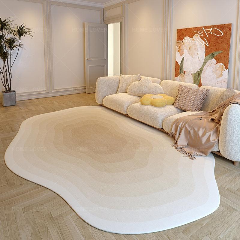 Irregular Shaped Simple Bedroom Household Carpet - Pacisia