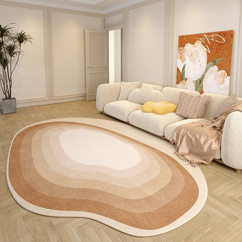 Irregular Shaped Simple Bedroom Household Carpet - Pacisia