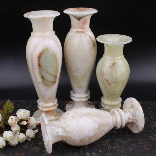 Jade Vase Ancient Chinese Table Top Home Decoration - Pacisia