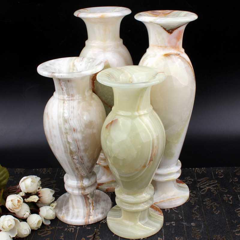 Jade Vase Ancient Chinese Table Top Home Decoration - Pacisia