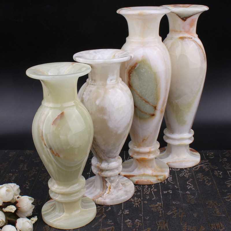 Jade Vase Ancient Chinese Table Top Home Decoration - Pacisia
