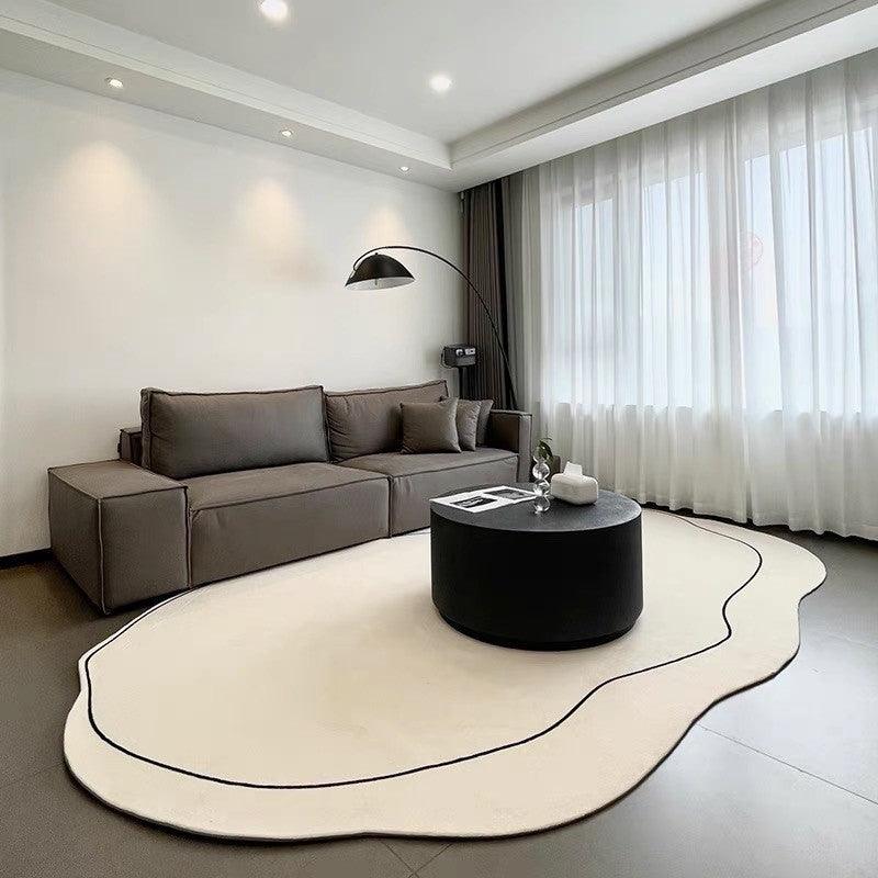 Japanese Minimalist Living Room Cashmere Carpet - Pacisia