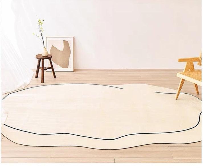 Japanese Minimalist Living Room Cashmere Carpet - Pacisia