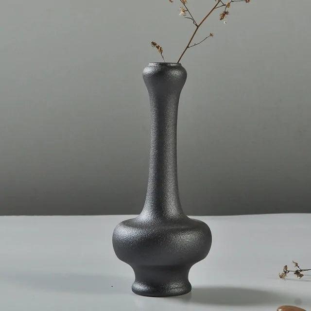 Black Glaze Vase - Pacisia