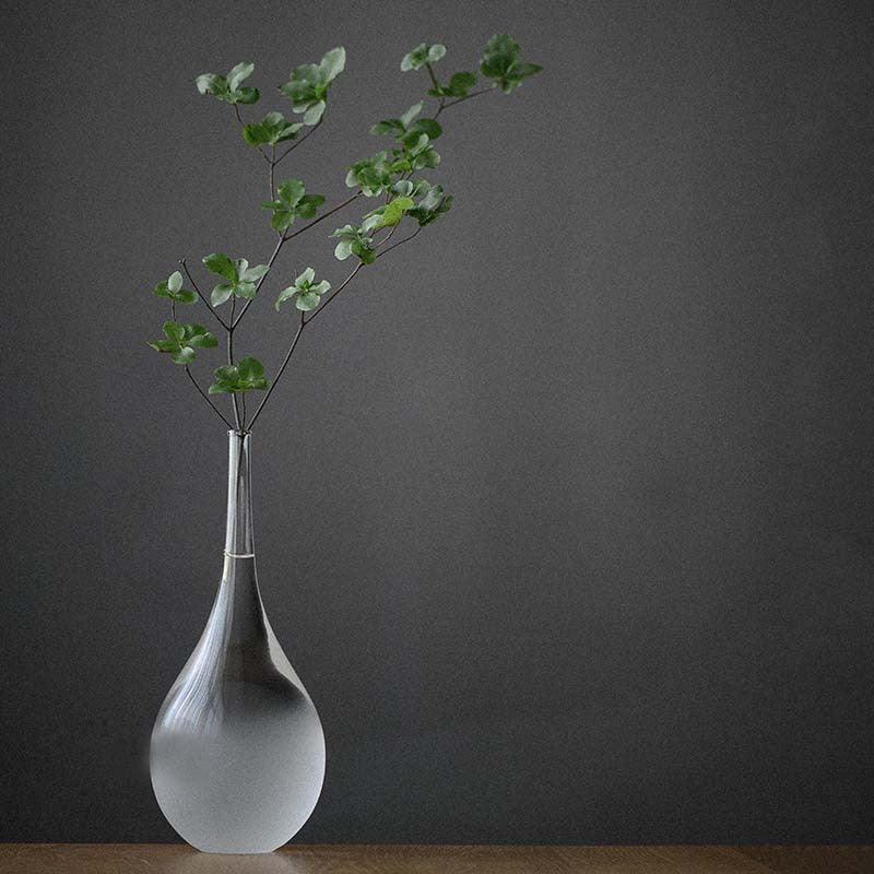 Japanese Style Cloud And Mist Vase Glass Transparent Flower Water Planting Flower Arrangement - Pacisia