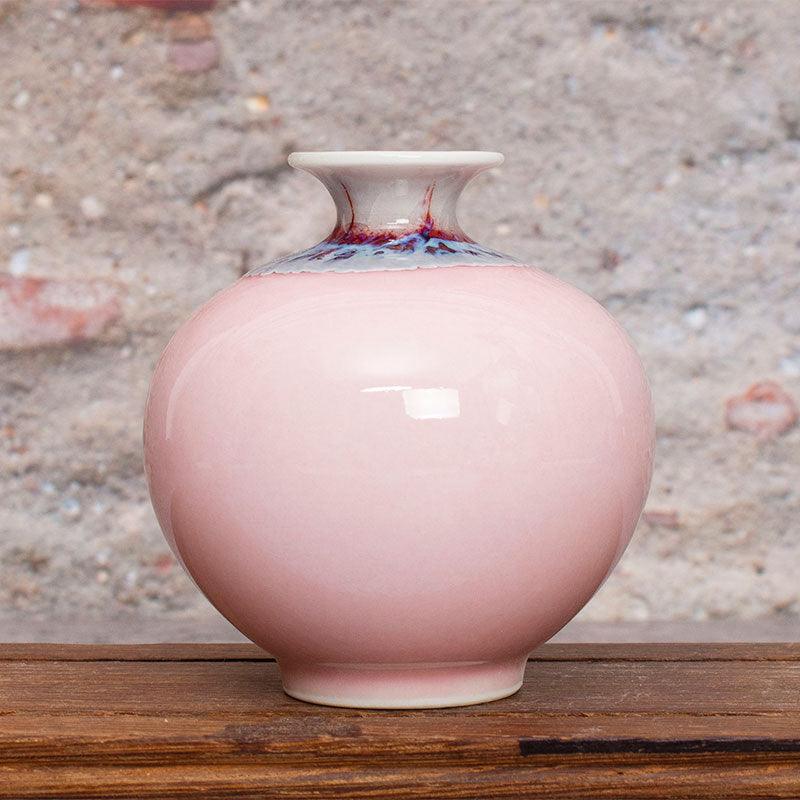 Jingdezhen Ceramic Vase Ice Crack Kiln Baked - Pacisia