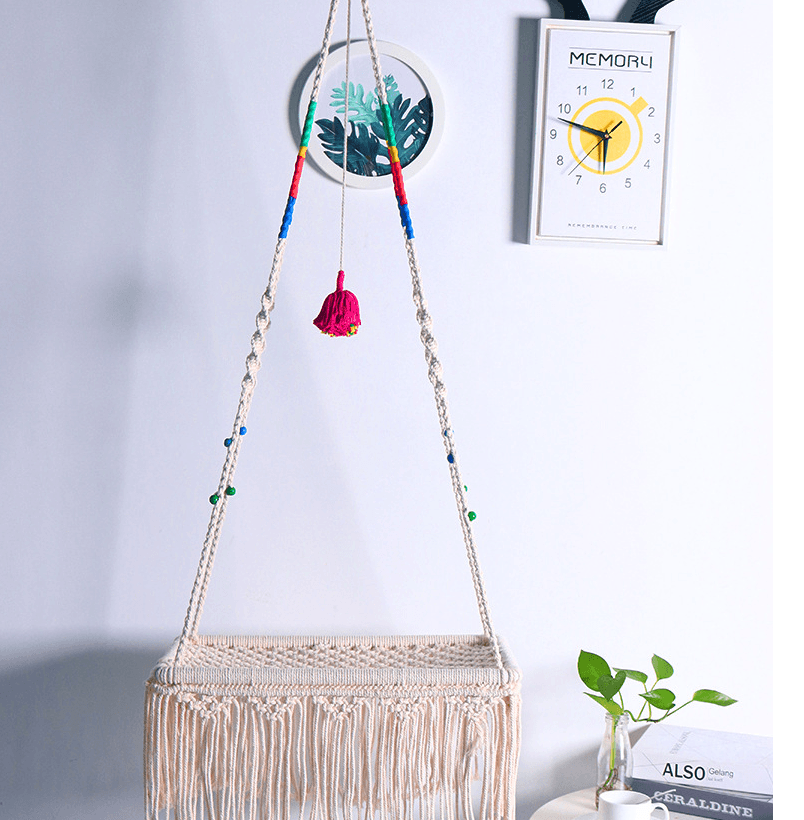 Lace Cat Bed Swing Tapestry Pet Bed Cotton Rope Swing Chair - Pacisia