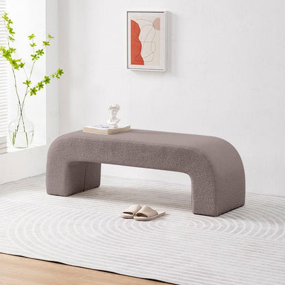 Lamb Velvet Living Room Sofa Bench - Pacisia