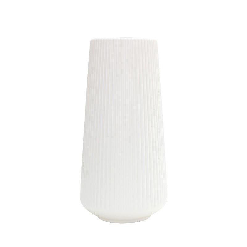 Large Simple Plastic Vase Dry And Wet Flower Arrangement Container - Pacisia