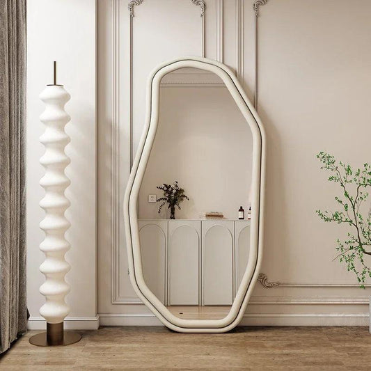 Length Bedroom Decorative Mirrors Wall Cute Standing Girls Decorative Mirrors Wavy Glass Decoracion Habitacion House Decoration - Pacisia