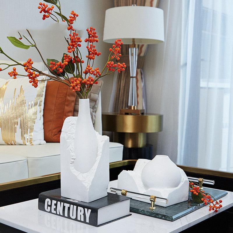 Light and luxurious white vase ornaments - Pacisia