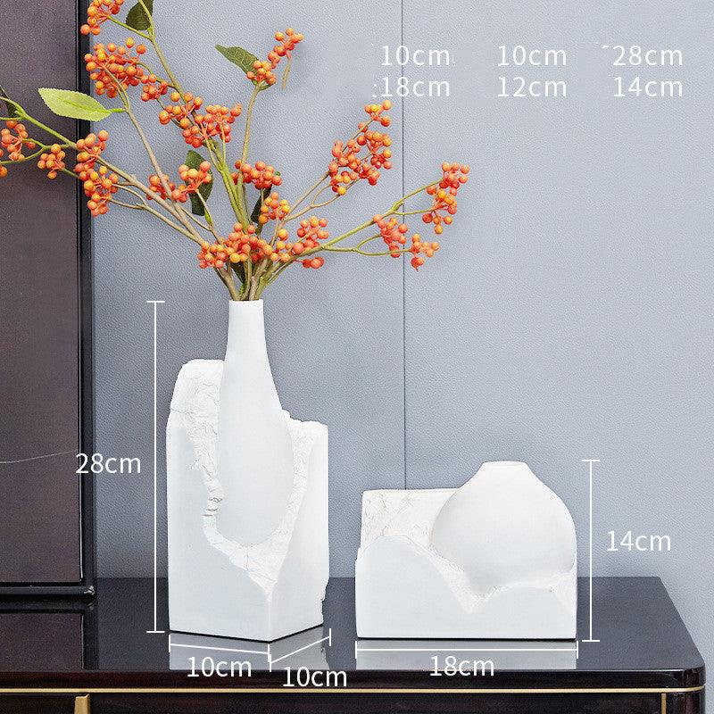 Light and luxurious white vase ornaments - Pacisia